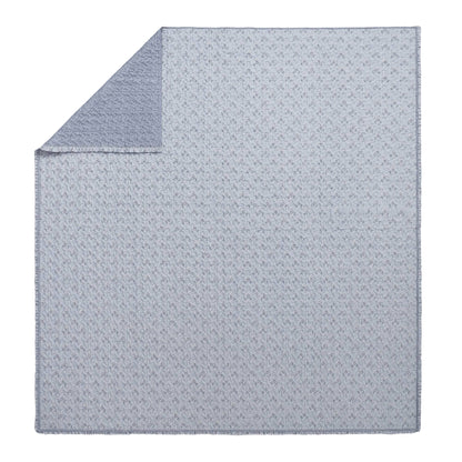 Linwood Ruffle Printed Quilt Set - Blue
