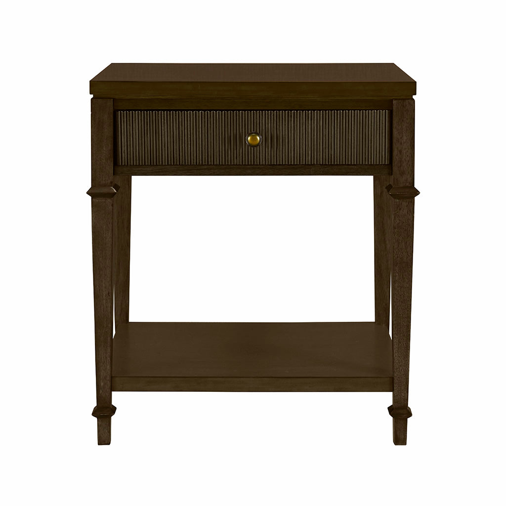Kenna Nightstand - Dark Coffee