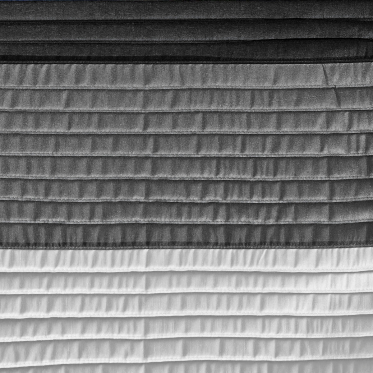 Amherst Faux Silk Shower Curtain - Black