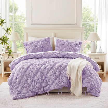Lily Comforter Set - Purple