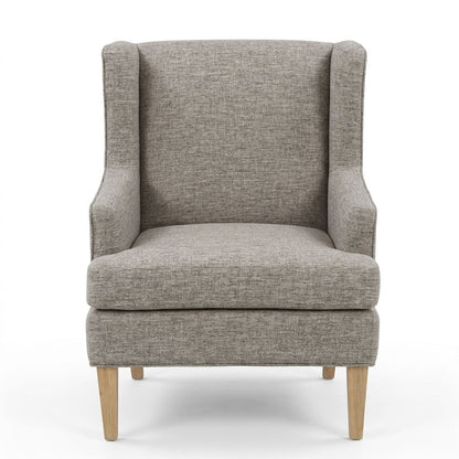 Decker Wingback Armchair - Grey