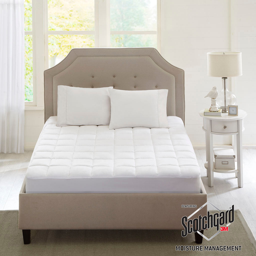Highline 3M Microfiber Mattress Pad - White