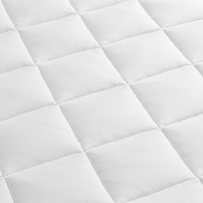 Cooling Touch Overfilled Deep Pocket Mattress Pad - White
