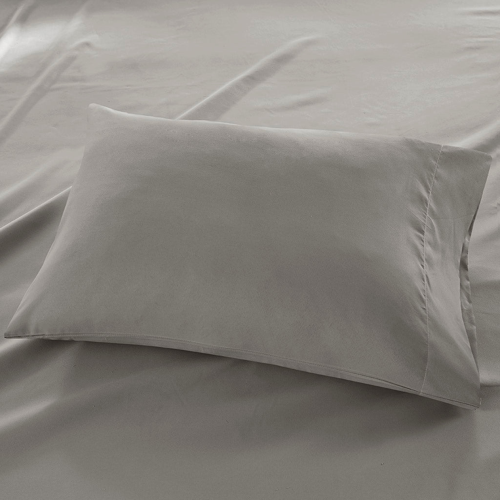 Luxurious Brushed Microfiber Deep Pocket Sheet Set - Grey
