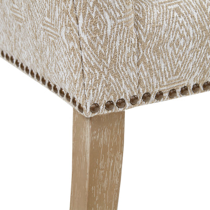 Welburn Upholstered Bench - Taupe Multi