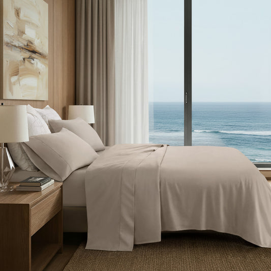 Elina Supima Cotton Sheet Set - Linen