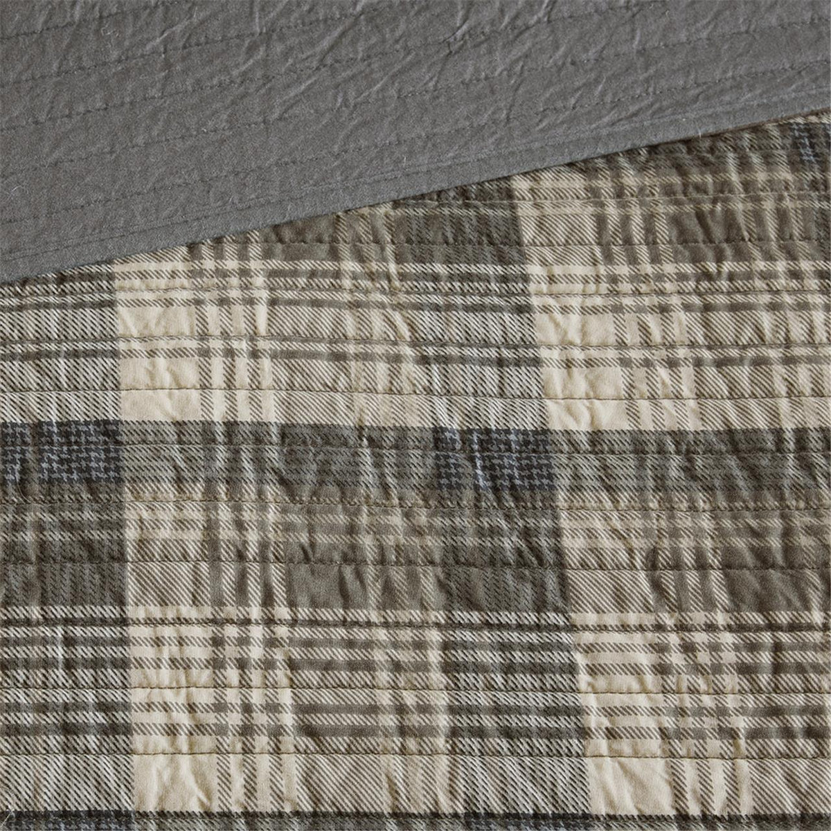 Tasha 100% Cotton Oversized Quilt Mini Set - Tan
