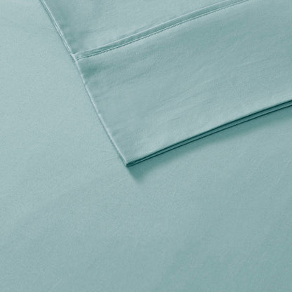 800 Thread Count Cotton Blend Sateen Sheet Set - Aqua