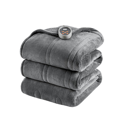 Heated Microlight to Berber Blanket - Grey