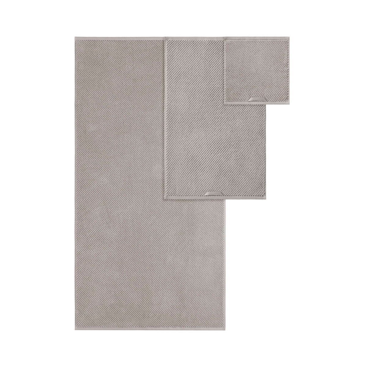 Diagonal Ribbed - Grey