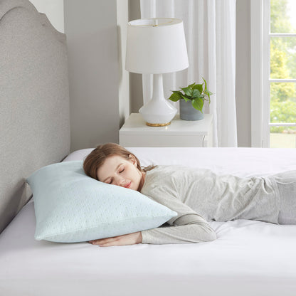 Rayon from Bamboo Shredded Memory Foam Pillow - Ivory