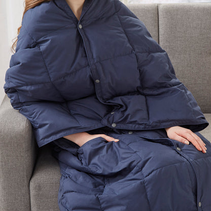 Hadly Wearable Multipurpose Throw - Indigo