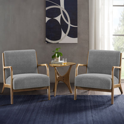 Novak Lounge Chair Set of 2 - Grey