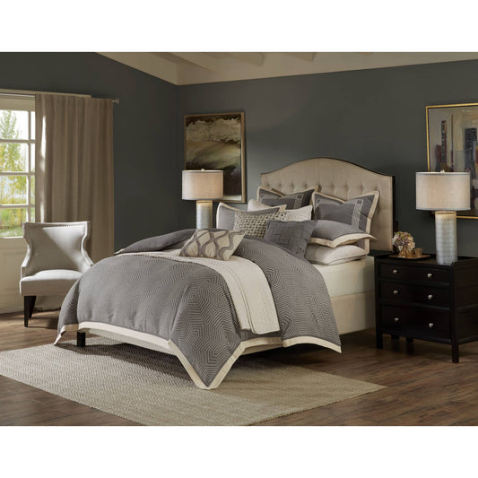 Shades of Serenity Jacquard Comforter Set - Grey