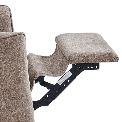 Cameron Power Recliner 3-in-1 with Swivel, Glider, Charging Station - Taupe