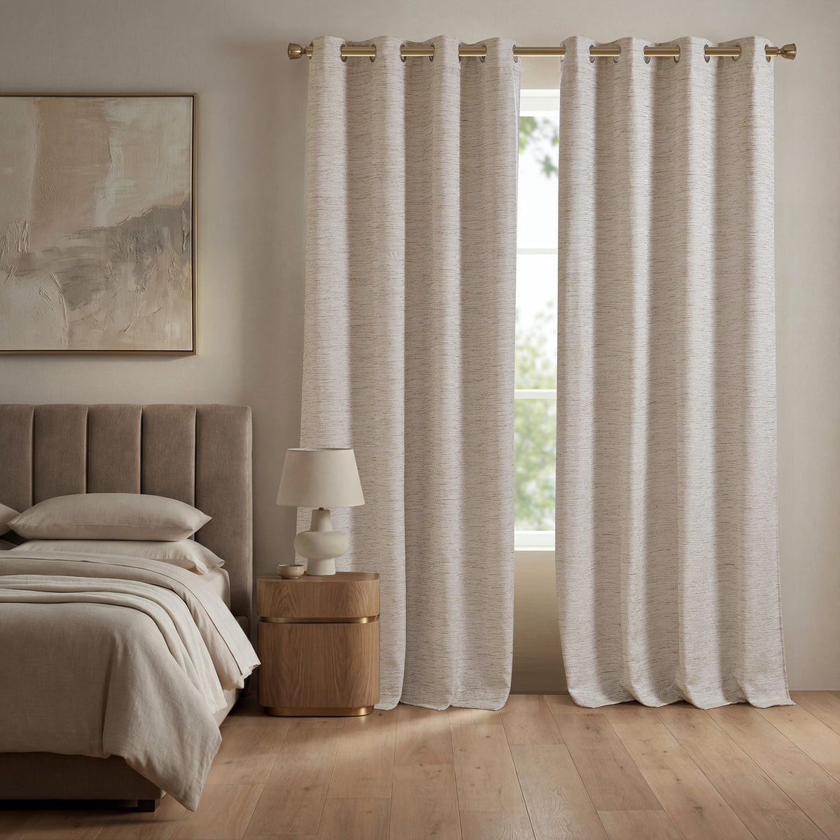 Luna Total Blackout Window Panel - Neutral