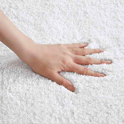 Evan Cotton Tufted Bath Rug - White