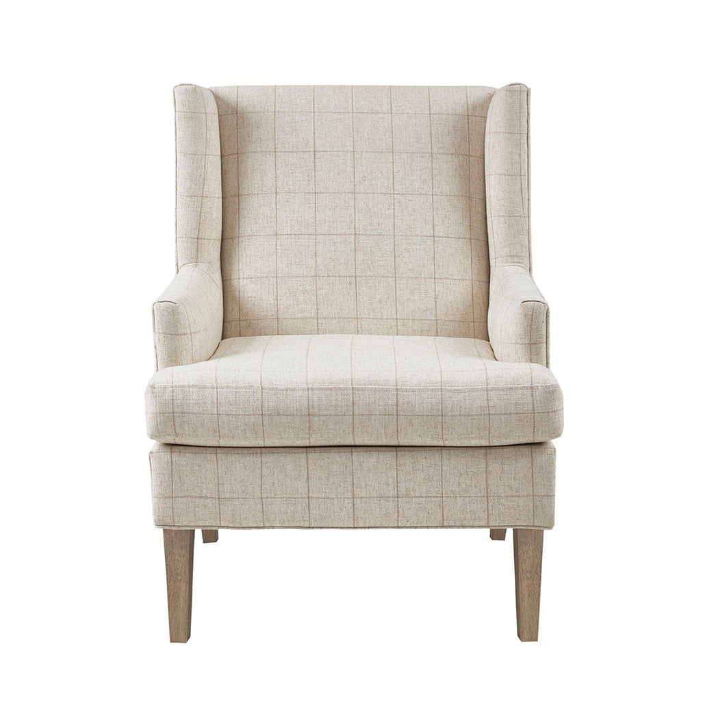 Decker Wingback Armchair - Beige