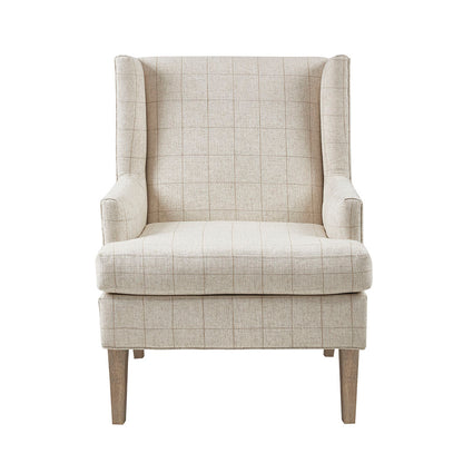Decker Wingback Armchair - Beige