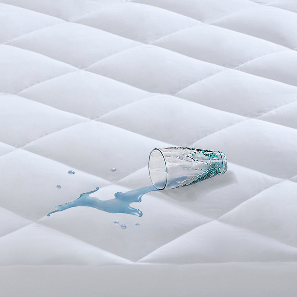 Serenity Deep Pocket Waterproof Mattress Pad - White