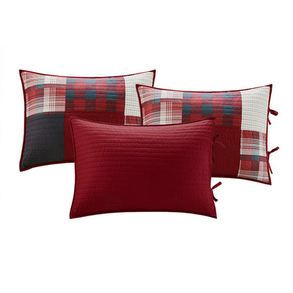 Sunset 5 Piece Day Bed Cover Set - Red