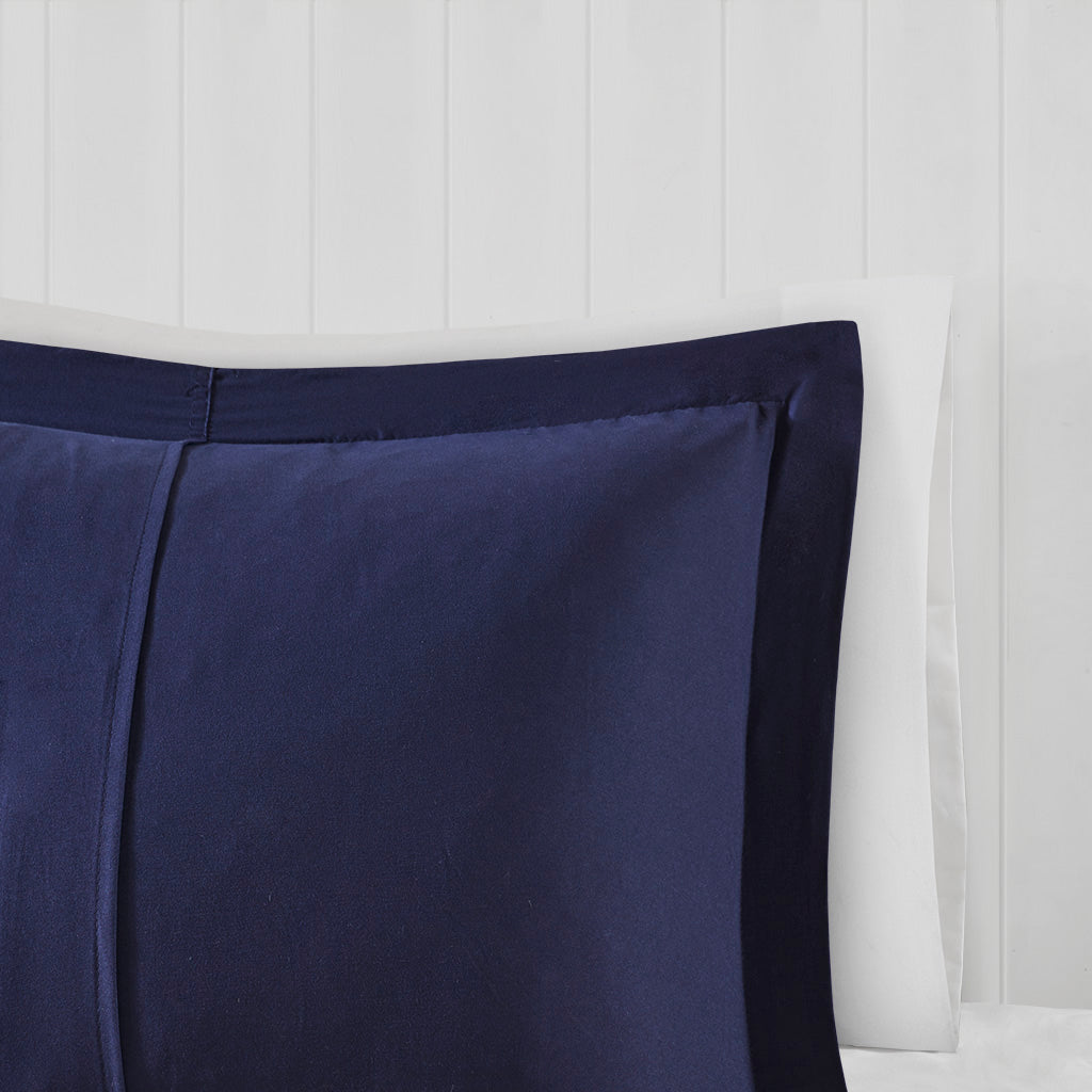 Parkston 3M Scotchgard Down Alternative All Season Comforter Set - Navy