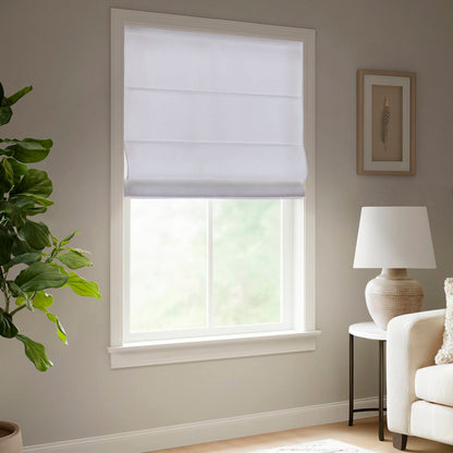 Galen Matte Cordless Roman Blind - Matte white