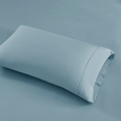 1000 Thread Count HeiQ Smart Temperature Cotton Blend 4 PC Sheet Set - Blue
