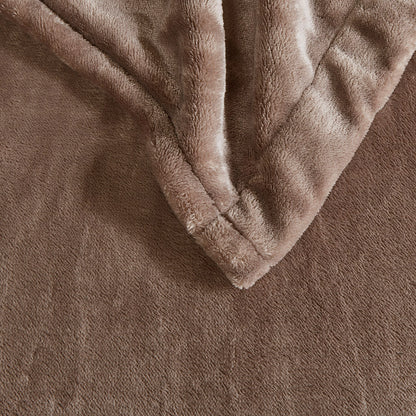 Plush Heated Blanket - Mink