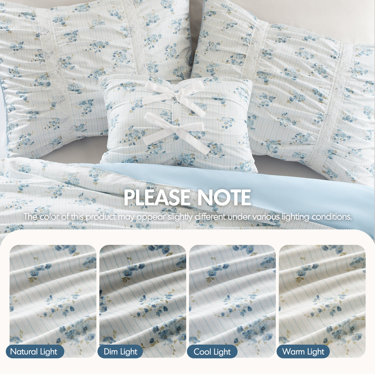 Anabelle Comforter Set - Blue
