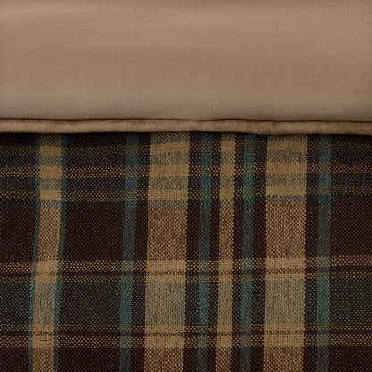 Hadley Plaid Oversized Cozy Spun Comforter Set - Multi