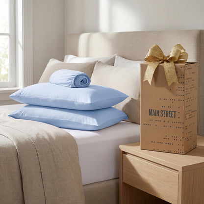 Sublime Serenity Luxury Sheet Set - Ice Blue