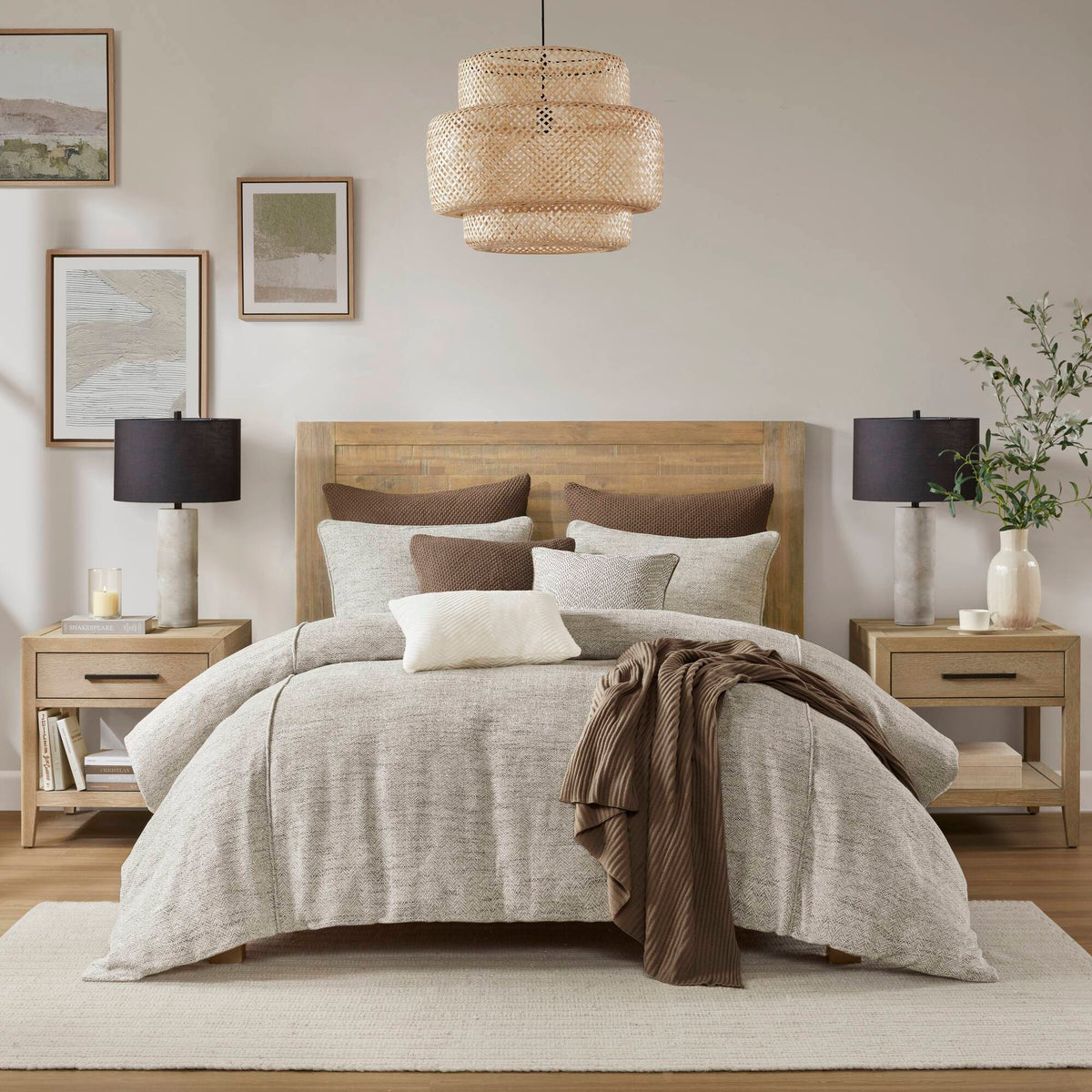 Chapman Comforter Set - Neutral Ivory