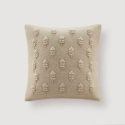 Ave Botanical 1 Piece Cotton Pillow Cover - Linen