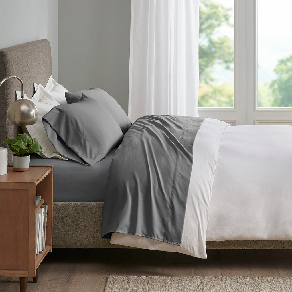 Smart Cool Microfiber Sheet Set - Grey