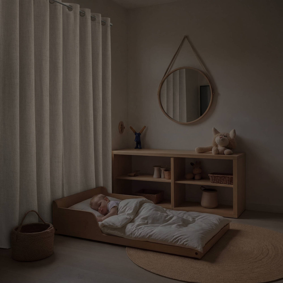Mira Total Blackout Window Panel - Oatmeal