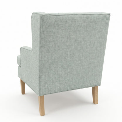 Decker Wingback Armchair - Light Green