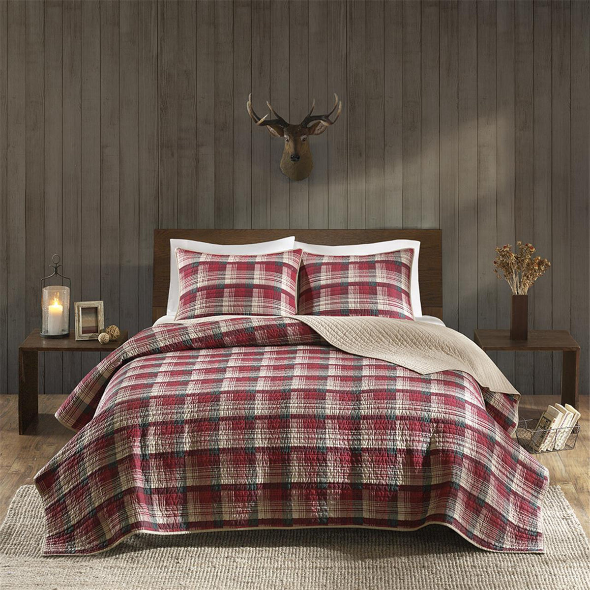 Tasha Quilt Mini Set - Red