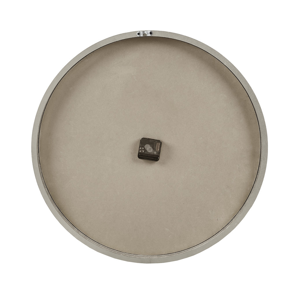 Mason 23.6" Wood Wall Clock - Natural/Grey