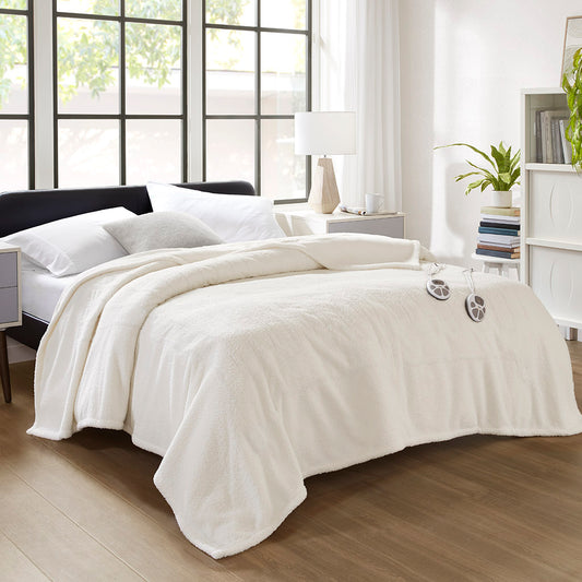 Dream Soft Heated Blanket - Ivory