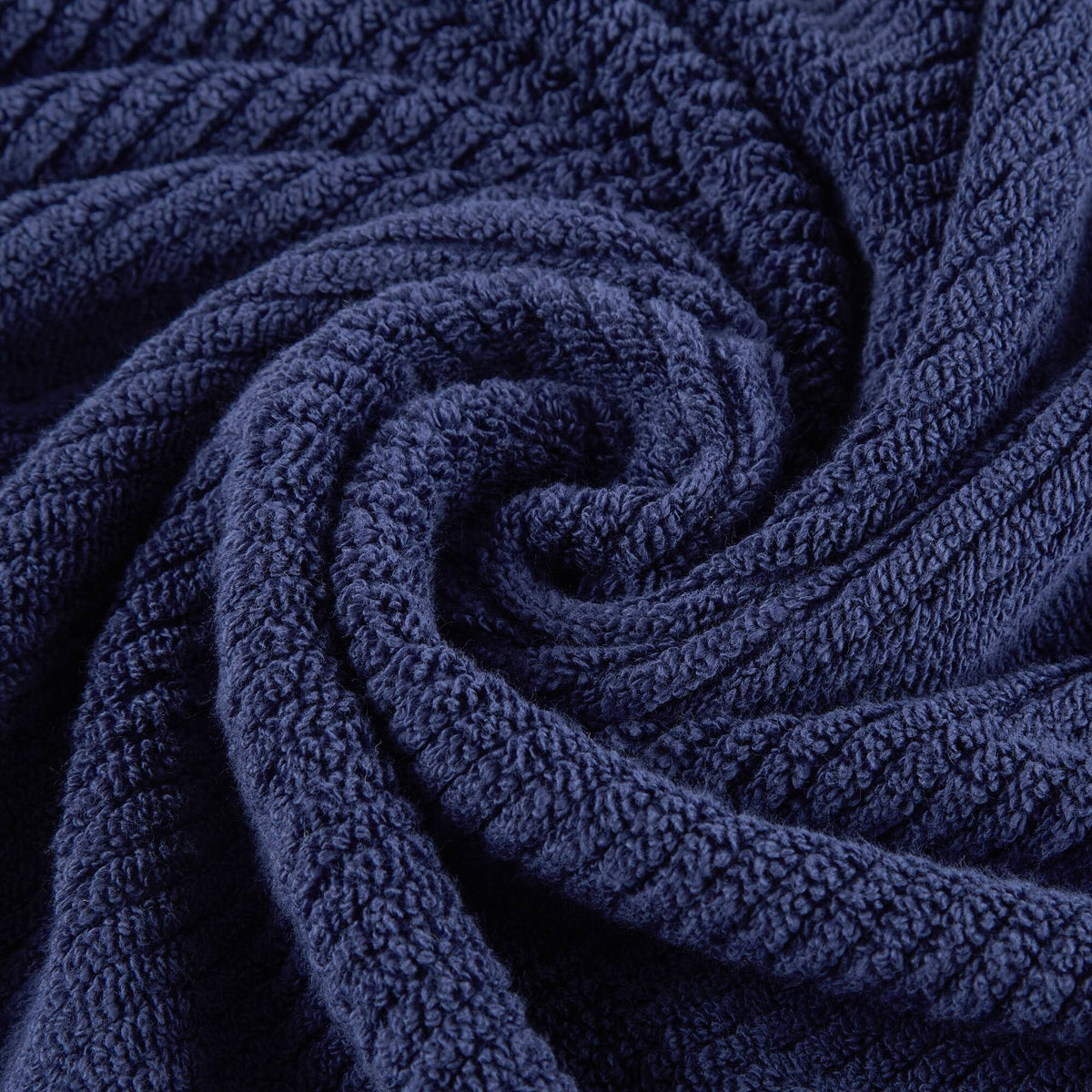 Diagonal Ribbed - Navy