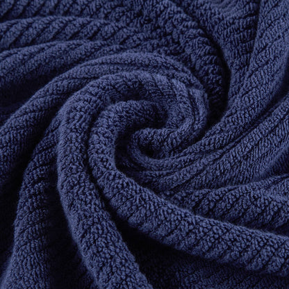 Diagonal Ribbed - Navy