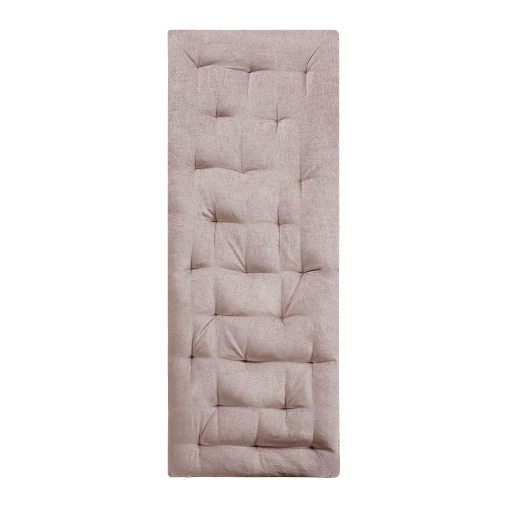 Edelia Poly Chenille Lounge Floor Pillow Cushion - Blush