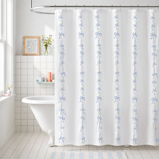 Addison Shower Curtain Set - Blue