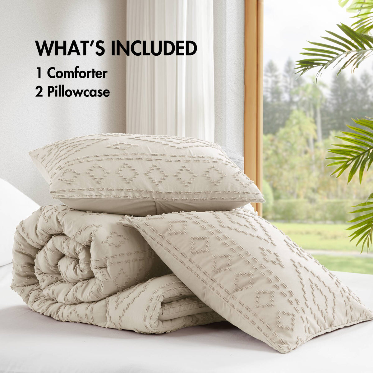 Gigi Comforter Mini Set - Beige