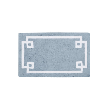 Evan Cotton Tufted Bath Rug - Blue