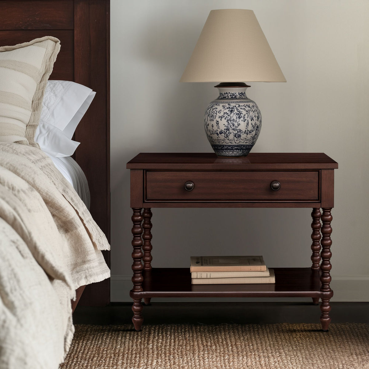 Beckett Large Nightstand - Morocco Brown