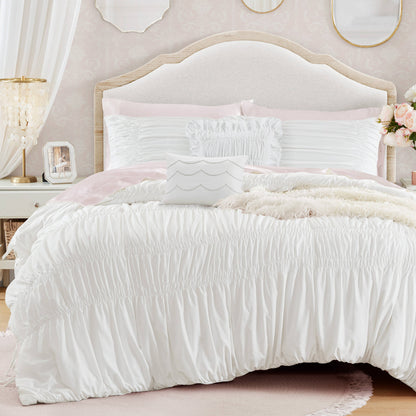 Ella Comforter Set - White