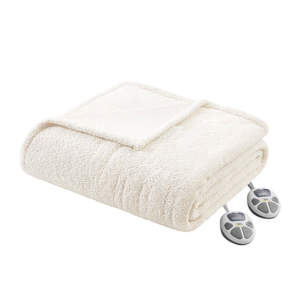 Dream Soft Heated Blanket - Ivory