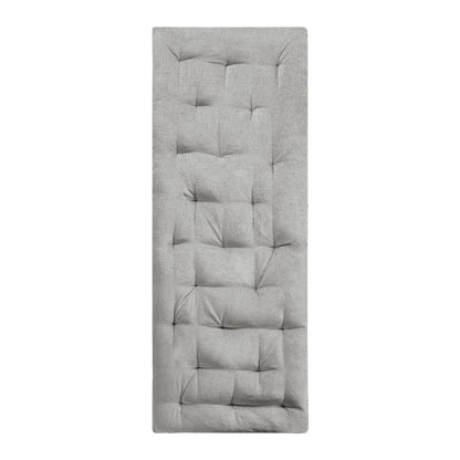 Edelia Poly Chenille Lounge Floor Pillow Cushion - Grey